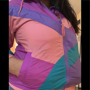 Super Cute Girly Vintage Windbreaker Muticolor